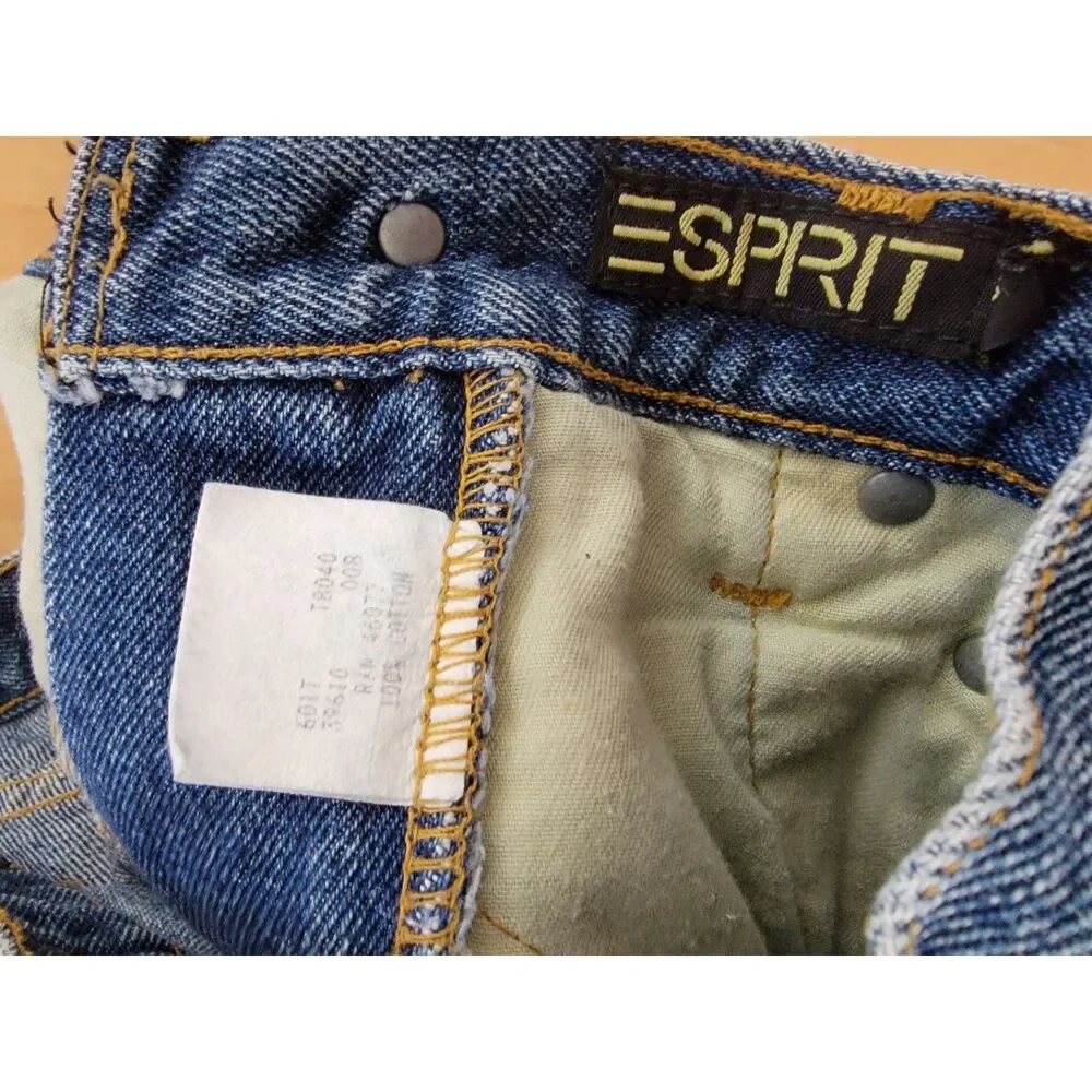 Vintage Esprit Jeans Denim Bermuda Shorts Teen 15 Women’s XS S High Rise 90s